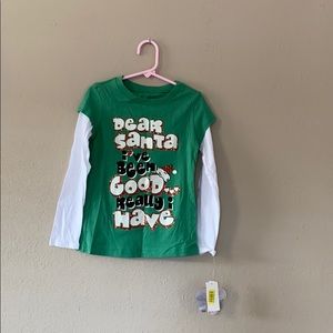 green and white christmas shirt